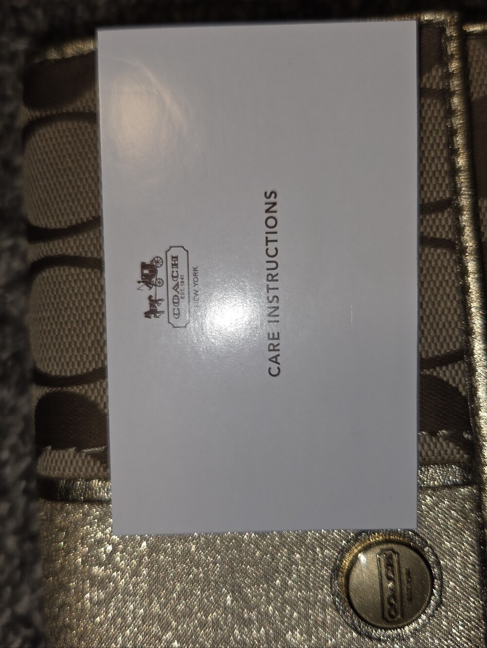 Coach Signature Wallet - Picture 7 of 8